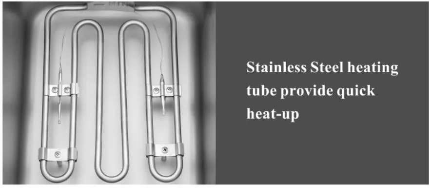 Tubular heater Model A view 2